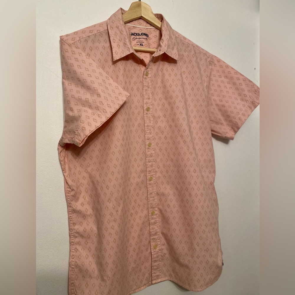Jack & Jones Light Pink Patterned Shirt